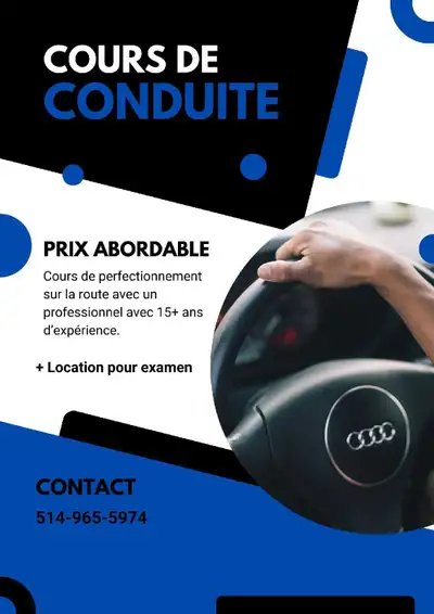 Cours de conduite et location, View more