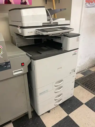 Two Broken Ricoh MP C5503 Colour MFP Printers, View more