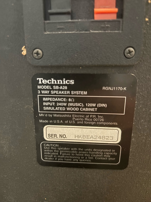 Harmon Kardon / Marantz / Technics stereo receivers and speakers in Stereo Systems & Home Theatre in City of Toronto - Image 4