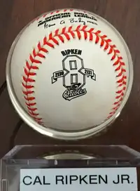 Baltimore Orioles Cal Ripken Jr. Commemorative Ball