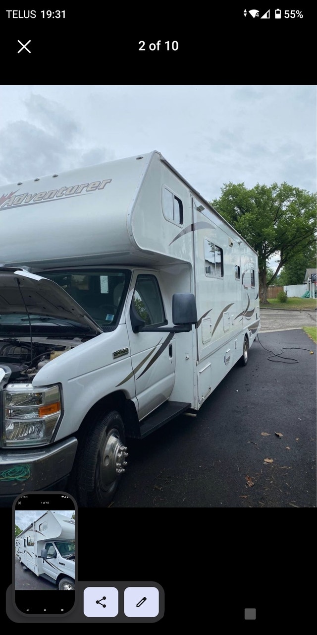 2013 Adventurer Motorhome F450 RVs & Motorhomes Prince Kijiji