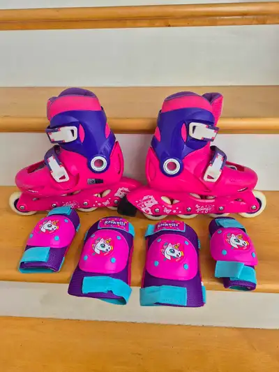 Like NEW, Girl's Kid's Size 10, 11, 12 Expandable Roller Blades, View more