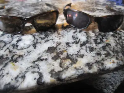 Oakley Five Squared Sunglasses 03-442 Polarized New Two Pairs, View more