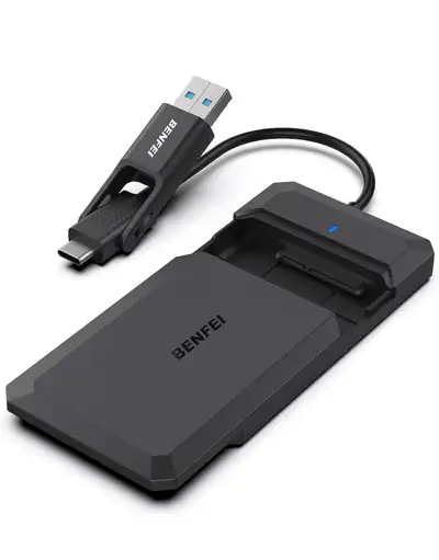 New pack BENFEI 2.5 Inch SATA to USB Tool Free External Hard Dri, View more