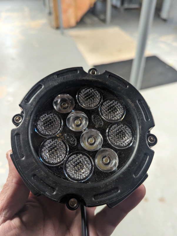 2 led lights with mounting brackets in Other in Moncton