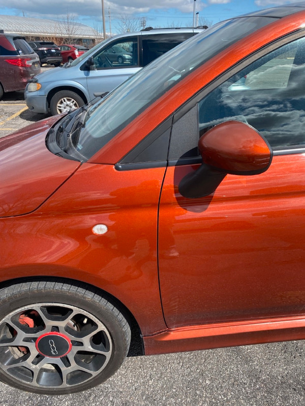 2014 Fiat 500 Turbo Coupe in Electric Orange Pearl in Cars & Trucks in Windsor Region - Image 2