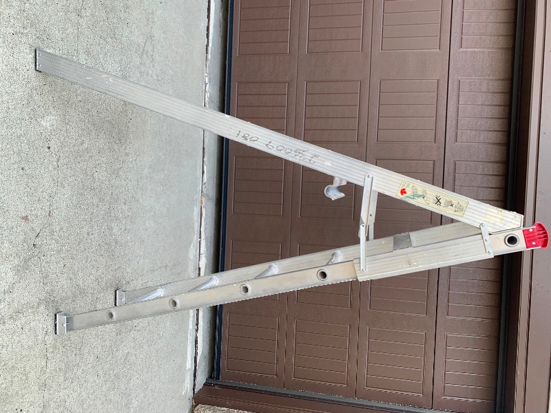 6 Ft Aluminum 3 way ladder Ladders & Scaffolding St. Albert Kijiji