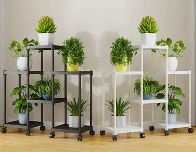 Six Tier Rolling Plant Stand brand new , View more