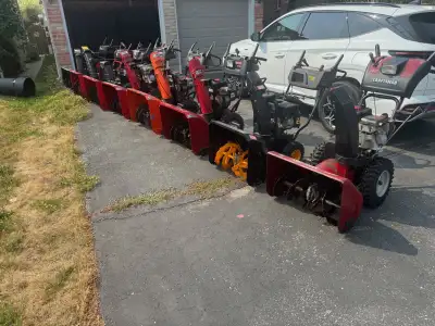 Assorted Snowblowers, View more