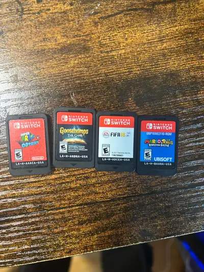All games listed here , price firm and no individual game purchase. lot only