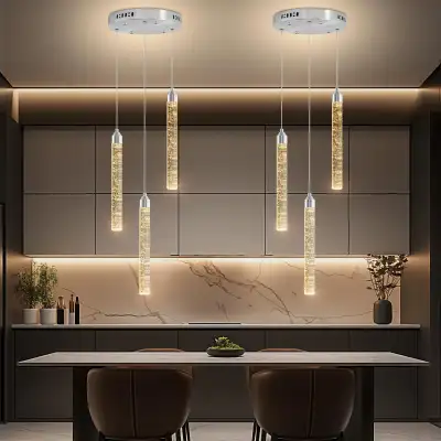 ❤️NEW IN BOX: Kitchen Island Crystal Chandelier Light, View more
