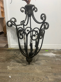 Cast iron chandelier 