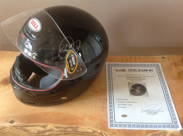 NEWAuthenticated NASCAR Bell Helmet Signed by Dale Earnhardt Jr. in Arts & Collectibles in Bridgewater