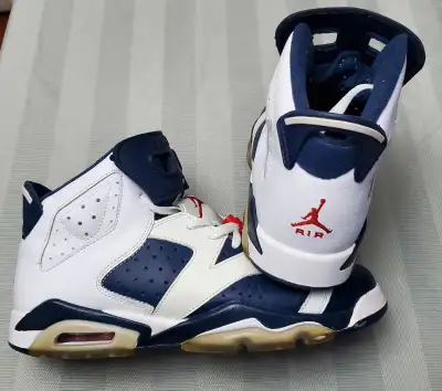 pre owned air jordan Olympic 6's size 6.5Y, View more