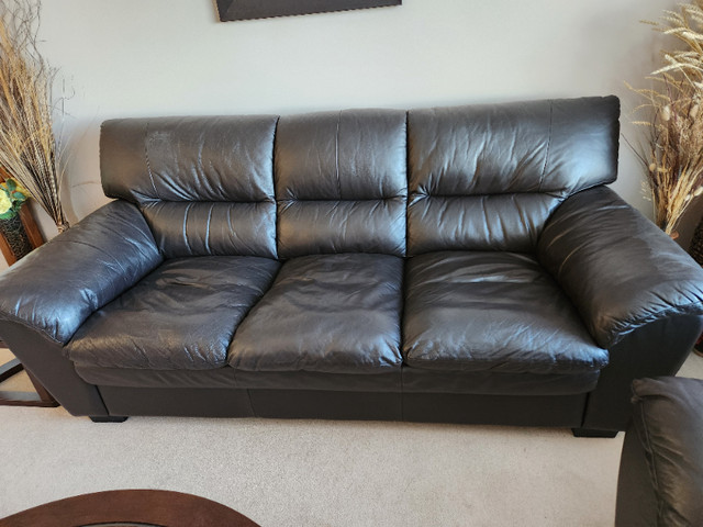 Leather Sofa set in Couches & Futons in Edmonton