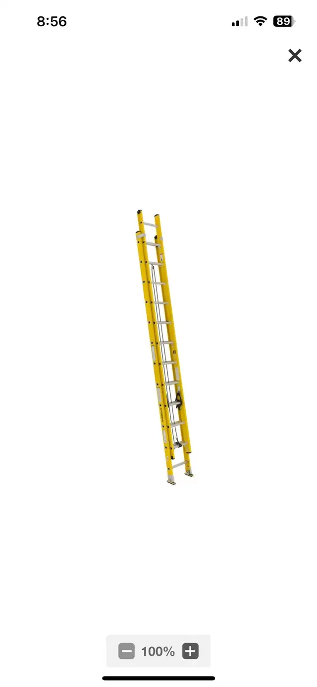 Featherlite 24 ft. Fibreglass Extension Ladder63671978883331120