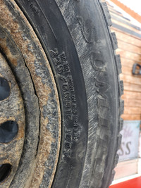 4 x Winter Tires on Rims 225/65R16 100T