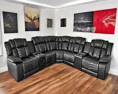 Never Used Recliner Sectional For Sale!! Free Delivery , View more