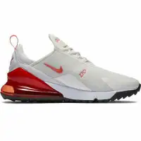 Nike Air Max 270 G Golf White Red Shoes - Size 9.5 - Brand New