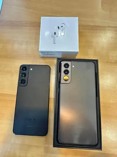 Samsung S22 / S23 5G – 128GB Bundle w/ Earbuds & Fast Charging, View more