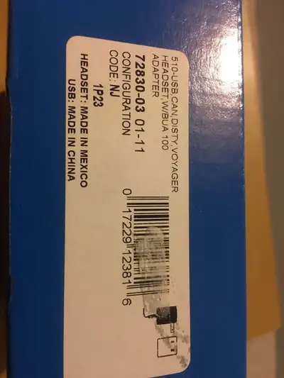 Plantronics voyager 510-usb wireless headset brand-new, View more