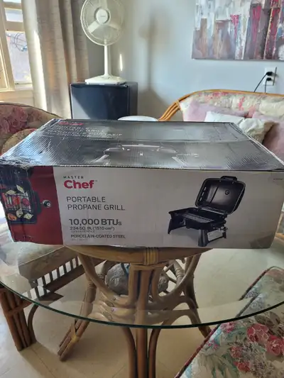 Brand new Master chef portable propane grill., View more