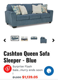 Queen size sofa bed (Ashley)