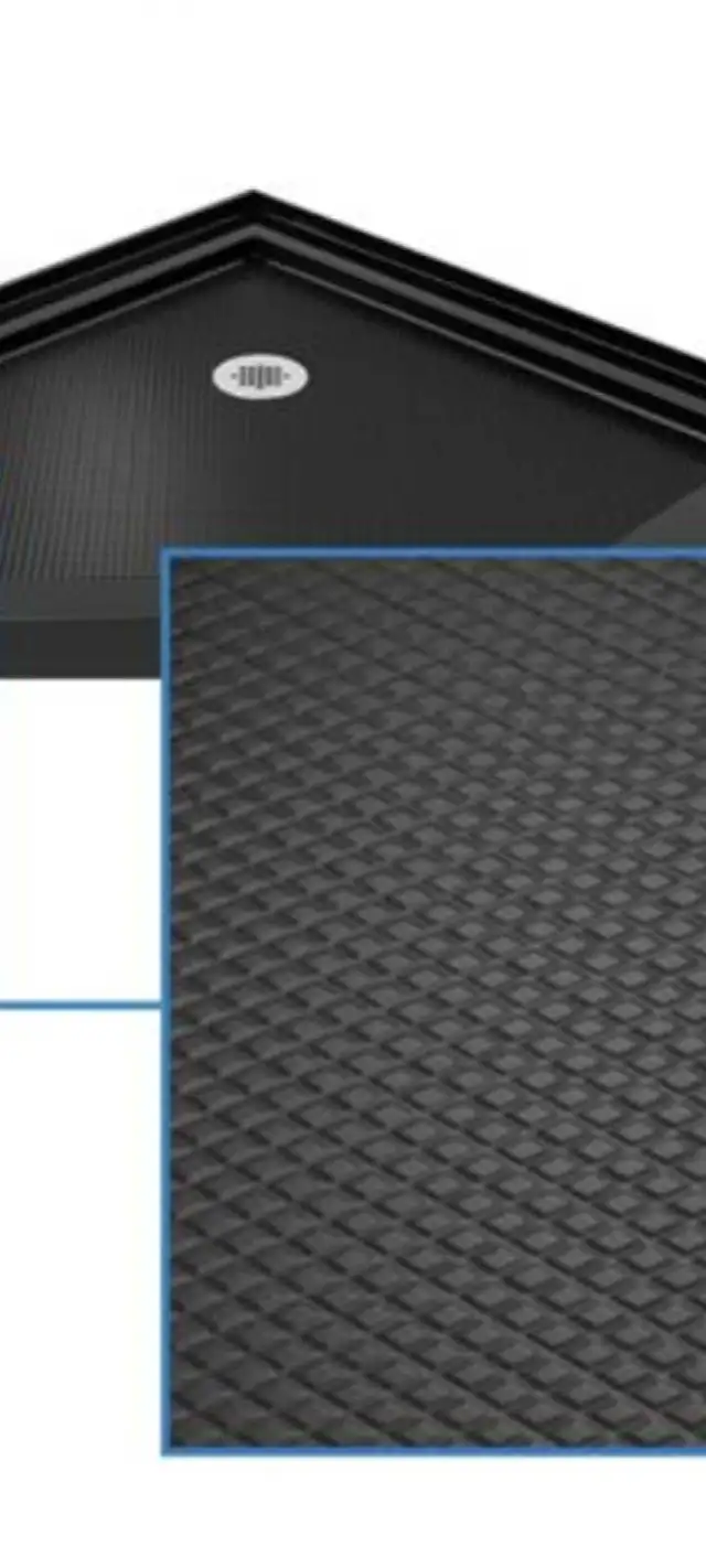 base de douche angulaire 38" noire neuve  in Bathwares in Gatineau - Image 3