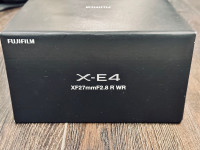 BNIB Fuji XE4, body only or with 27mm f2.8 lens