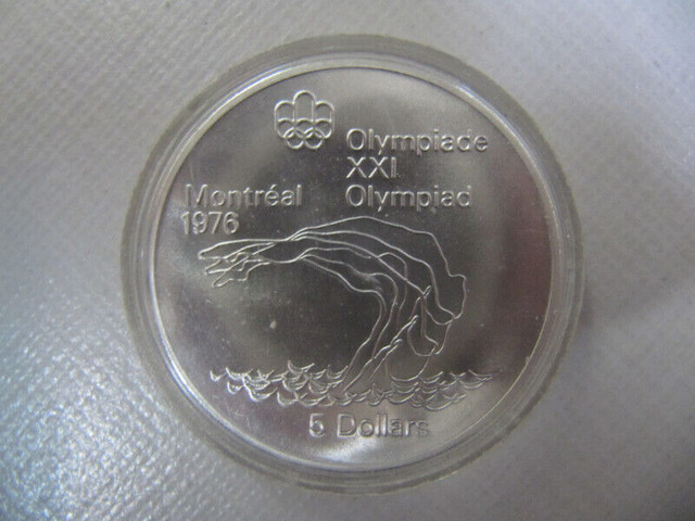 1976 Montreal Olympics FiveDollar Sterling SilverCoin XCondition in Arts & Collectibles in Mississauga / Peel Region