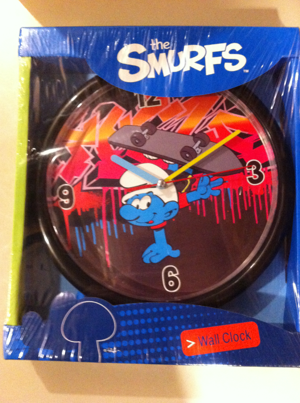 Smurfs - New Smurf Wall Clock (2012) in Arts & Collectibles in Ottawa - Image 2