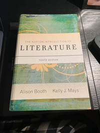 Norton Introduction to Literature 10th Ed. Hardcover