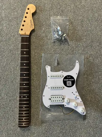 squier neck tuners loaded pickguard, View more