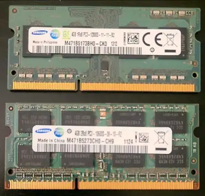DDR3 RAM, 8gb, PC3, 12600S, SODIMM , View more