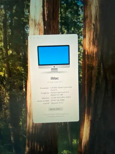 Late 2012 27" iMac, View more
