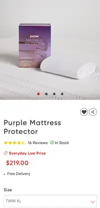 Waterproof mattress protector Twin XL/Split King