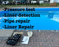Pool repair and leak detection 