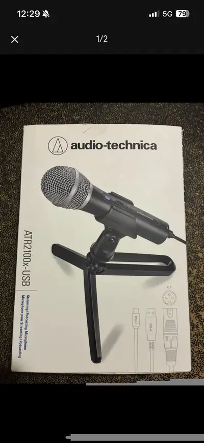 ATR2100x-usb microphone. Almost brand new, View more