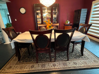 Dining Set (6 chairs and a Table (Table Lenght is adjustable)