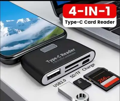 4-in-1 Type-C Card Reader, View more