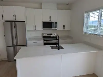 Here is a brand new gorgeous, modern, open concept, bright 2 bedroom and 2 bathroom townhome with GA...
