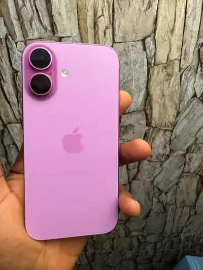 Neatly used Pink iPhone 16 128gb for sale. Uses physical sim and ESIM. BH - 90%. Comes with 5-6 phon...