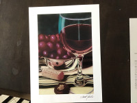 seriolithograph in color on paper, Grape Perfection