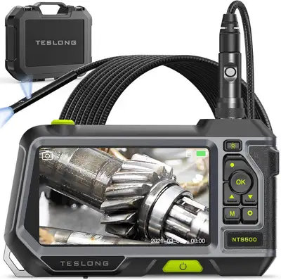 Teslong NTS500 Dual Lens Endoscope | 5” IPS Monitor • Front, View more
