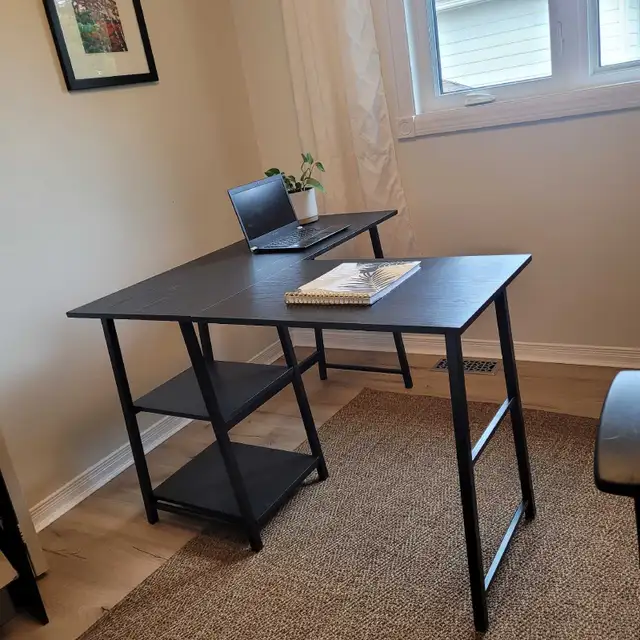 Computer Desk (L-shaped) - Modern & compact in Desks in Ottawa - Image 2