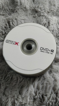 51 Blank SPIN-X DVD+R 120min 4.7 GB 16X DVD's for burning