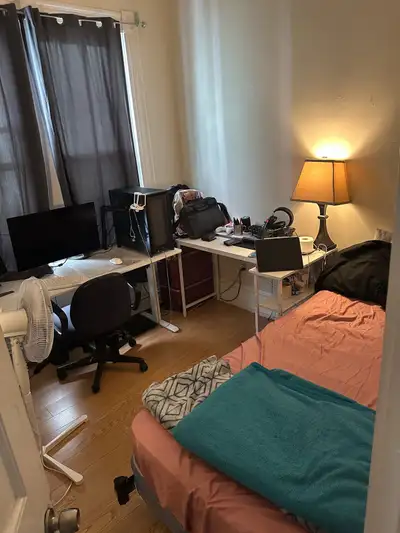 Private Bedroom available in a 3-bedroom apartment, starting August 1, 2026. The room comes semi-fur...