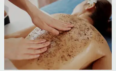 Body scrub massage, View more