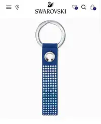 NEW! Swarovski Black Key Ring