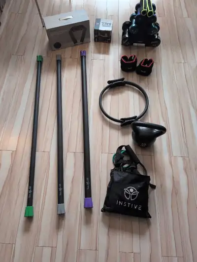 misc. fitness weights and equipment, View more
